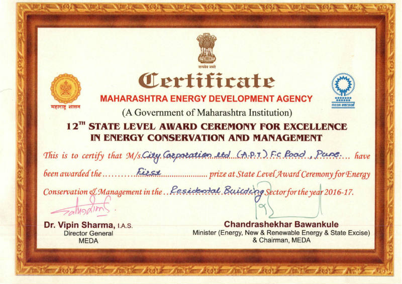 Winner of MEDA State Level Award 2016-17