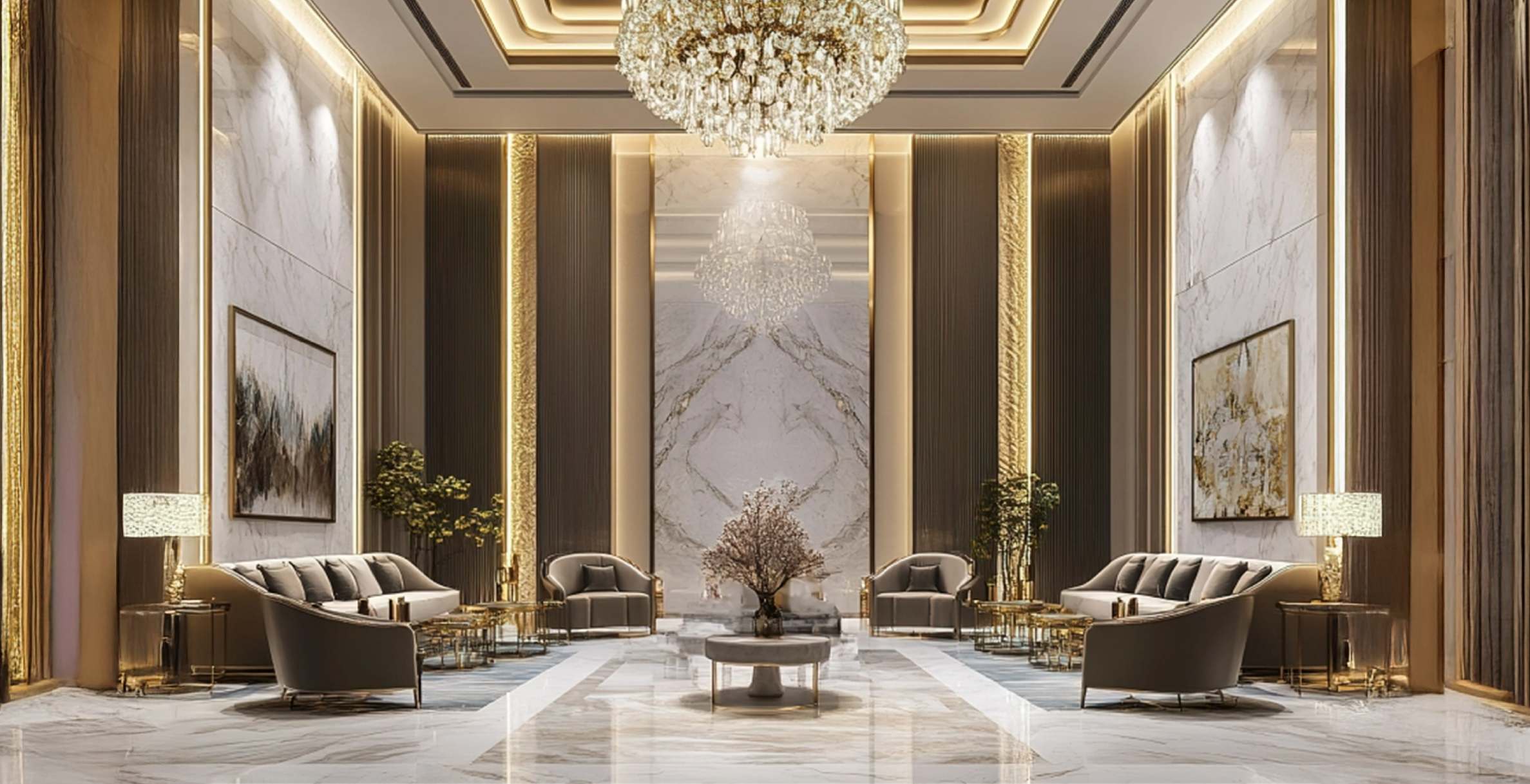 Lavish home with furniture